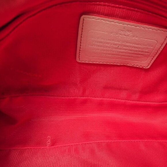 Coach Charley Crossbody Signature Canvas Light Gold Saddle - Picture 15 of 16